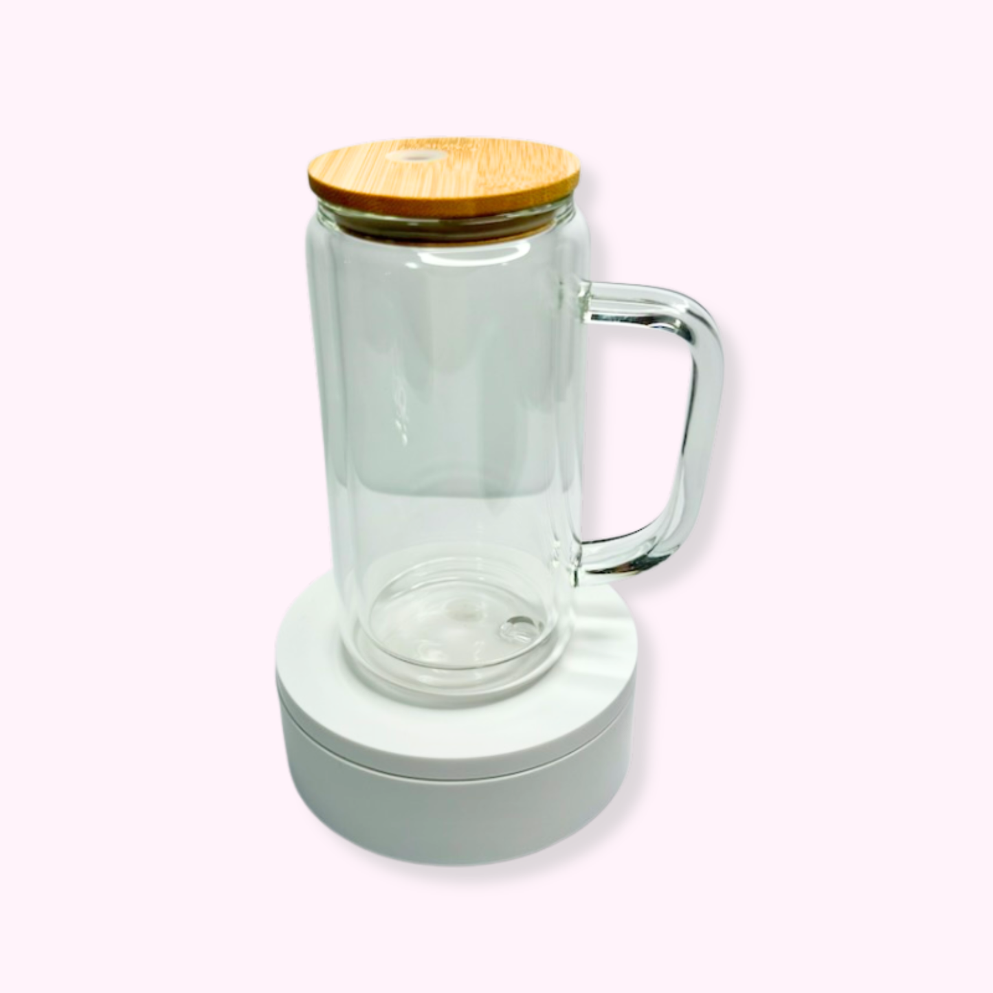 16oz Snow Globe Glass Libby